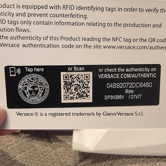 COPY - Versace pink Virtus card holder - Picture 12 of 14